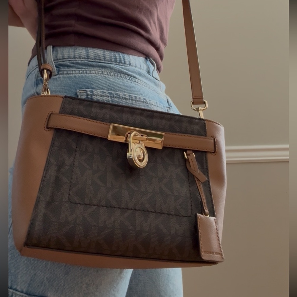 Michael Kors Brown Designer Shoulder Bag